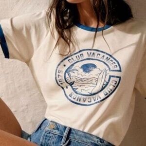 Sezane Club Vacances Tee Size XL
